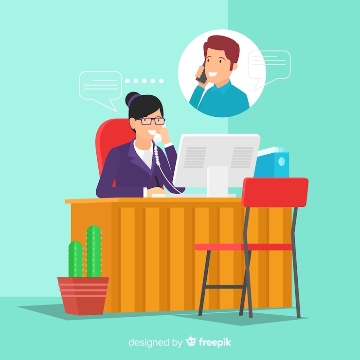 Free Vector call center