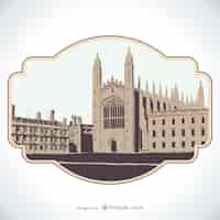 Vettore gratuito cambridge university