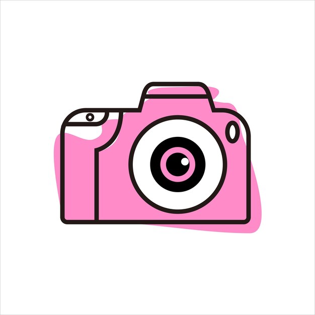 Camera feminine design vector