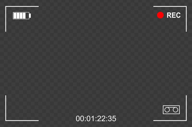 Premium Vector Camera Focusing Screen Frame Background