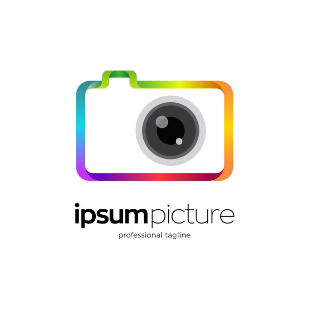 Free Vector Colorful Photography Logo Template