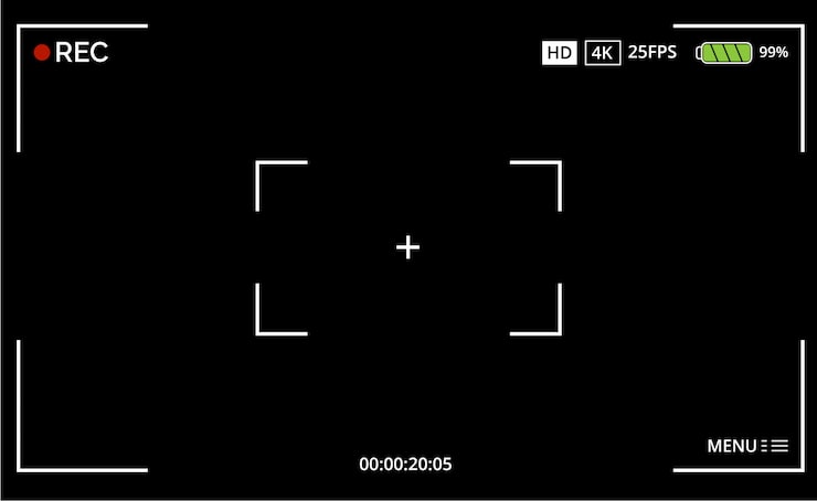 Free Vector camera viewfinder frame