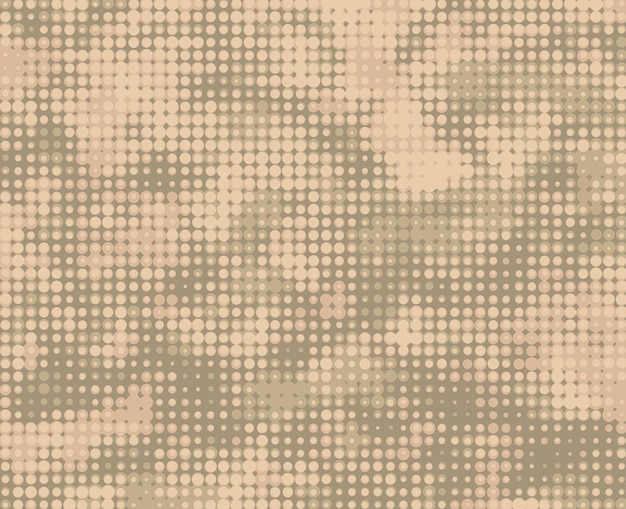 Camouflage backgound with halftone effect