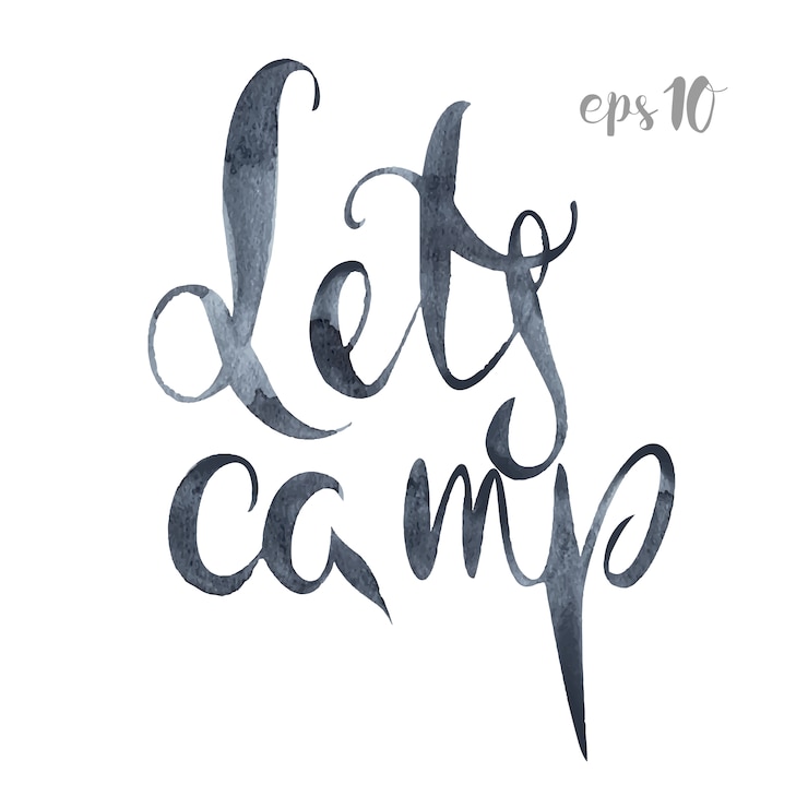 Free Vector camp background design