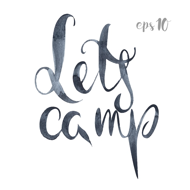 Camp background design