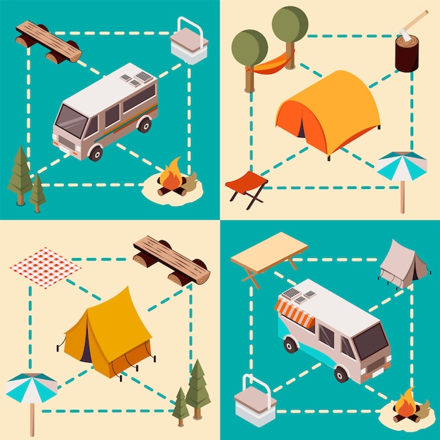 Camp Isometric Compositions