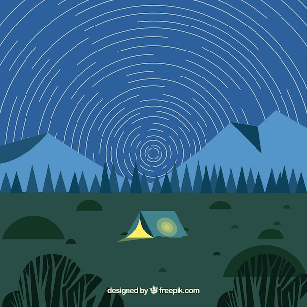 Free vector camping background