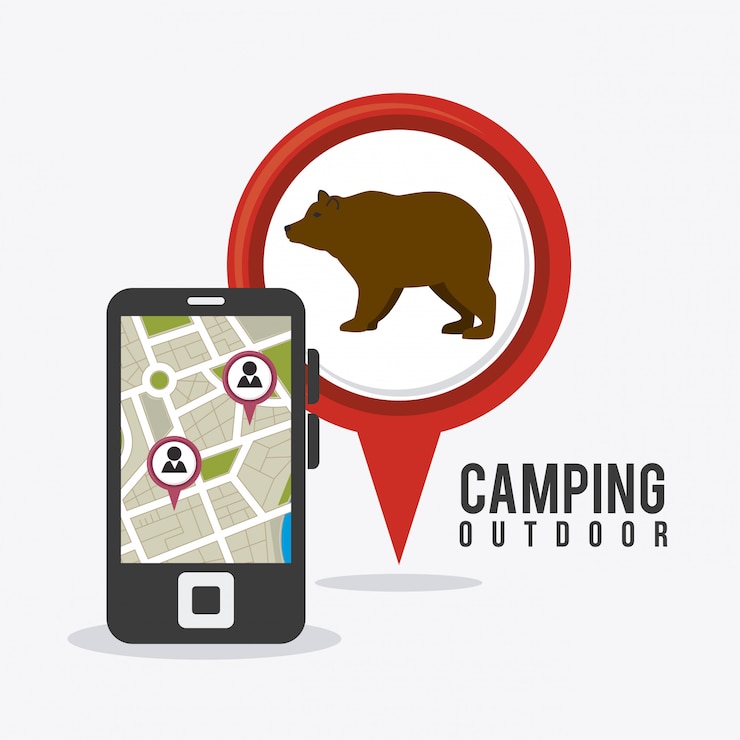 Free Vector camping, travel and vacations
