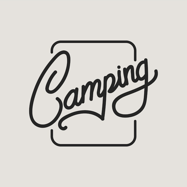 Free vector camping