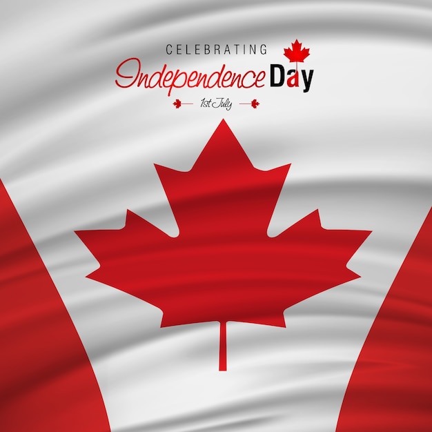 7月1日ハッピーカナダの日カナダ旗