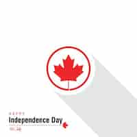 Free vector canada symbol background