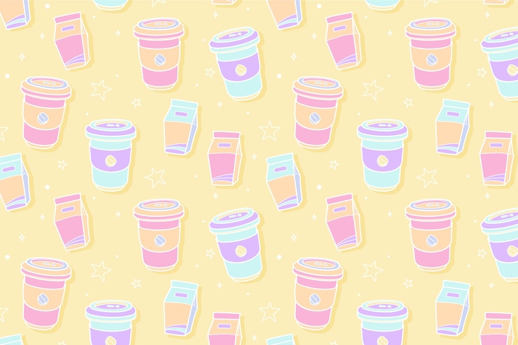 Free Vector candy pastel color pattern design