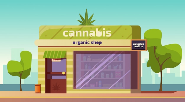 Cannabis Store, Marijuana Products In Organic Shop