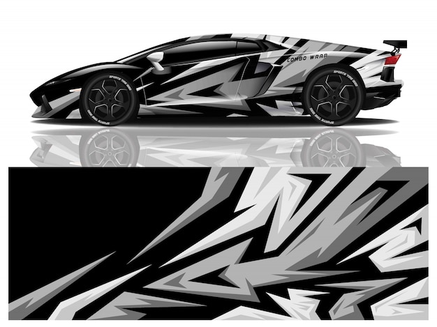 Premium Vector | Car decal wrap