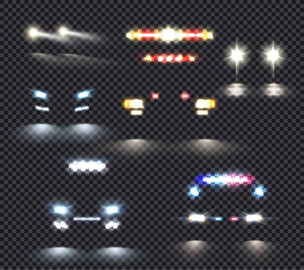 Car Lights Set