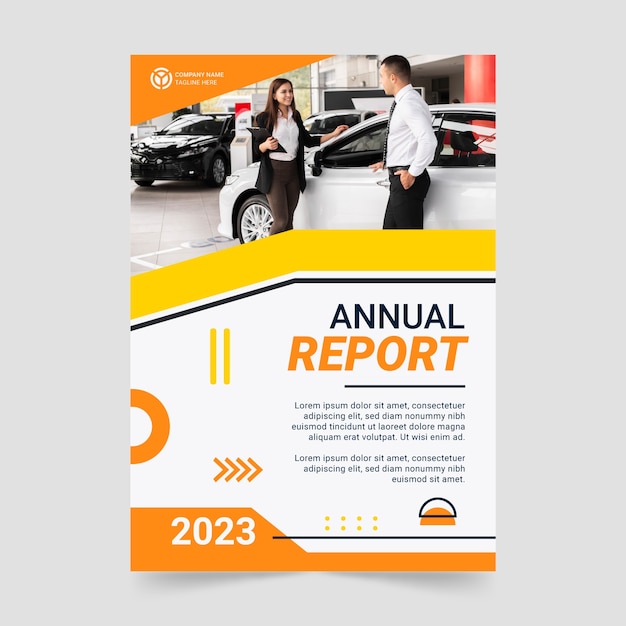 Car rental service annual report template