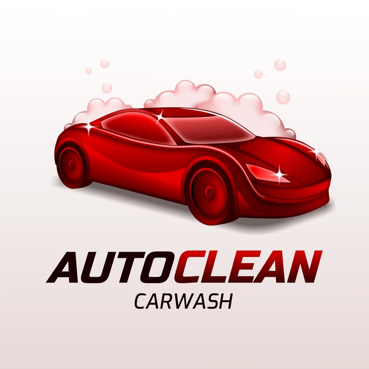 Free Vector car wash logo design tempalte