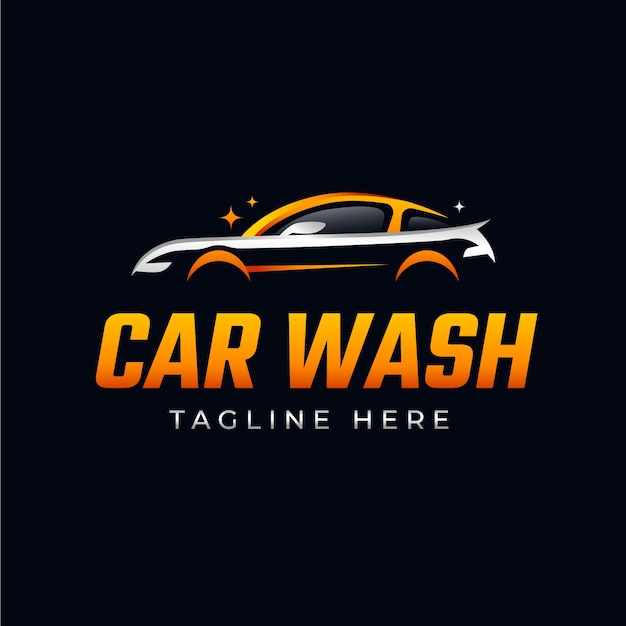 Free vector car wash logo design