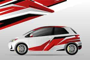 Free vector car wrap design