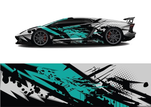 Автомобильная пленка графический гоночный абстрактный фон для упаковки и виниловой наклейки