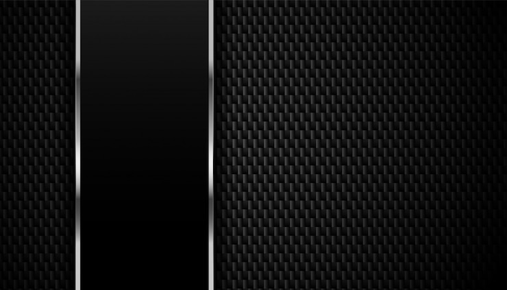 Free Vector carbon fiber texture with metallic lines background
