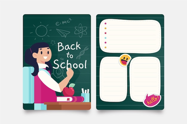 Card for back to school