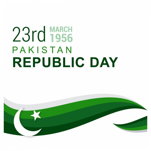 Card of Pakistan Republic day