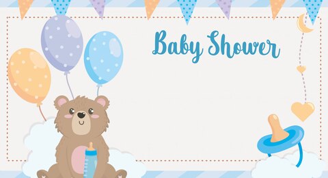 Teddy Bear Baby Shower Invitation