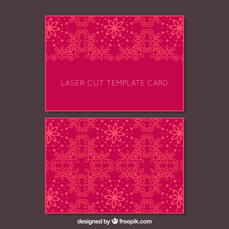 मुफ़्त वेक्टर card with ornamental details