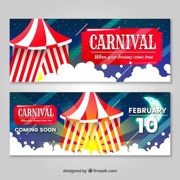 Carnival banner design