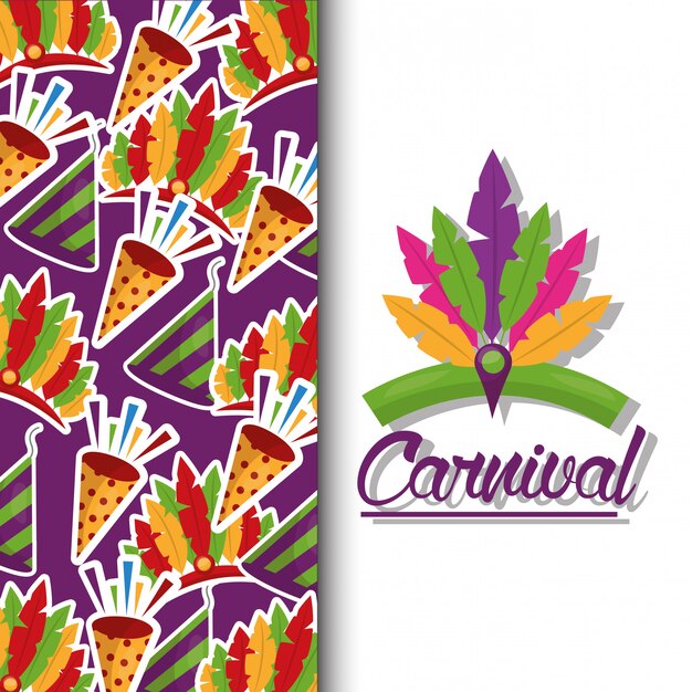 Carnival festive card