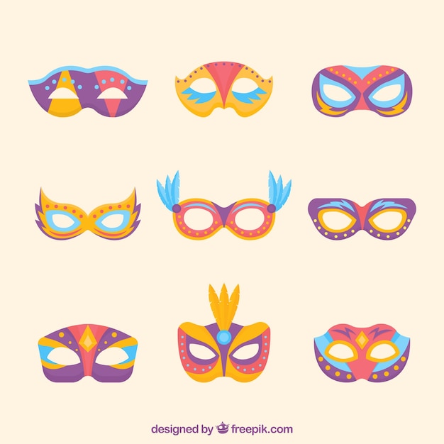 Carnival mask collection