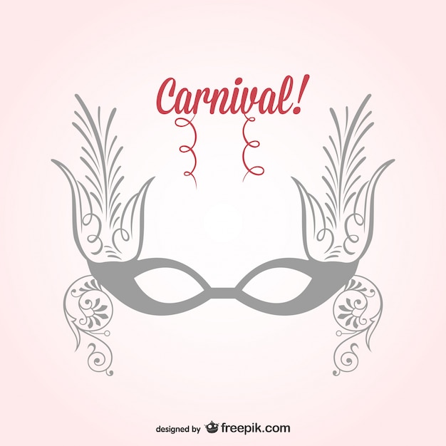 Free vector carnival mask free