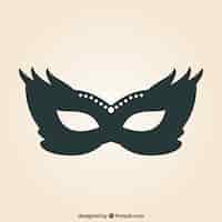 Free vector carnival mask illustration