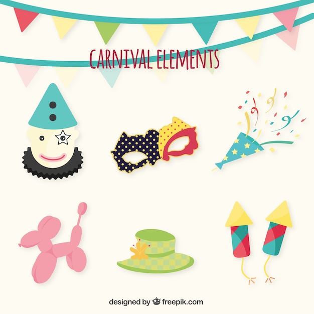 Carnival ornaments pack