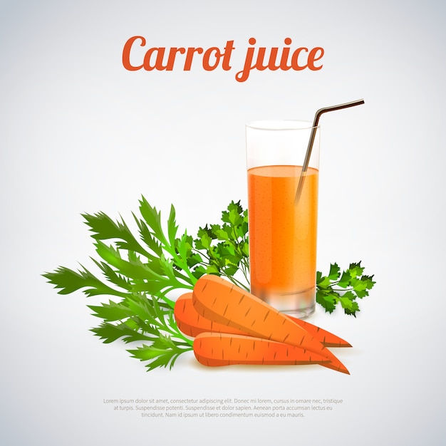 Carrot Juice template