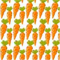 Free vector carrots pattern background