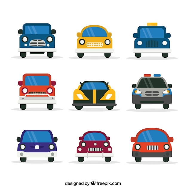 Free vector cars collection
