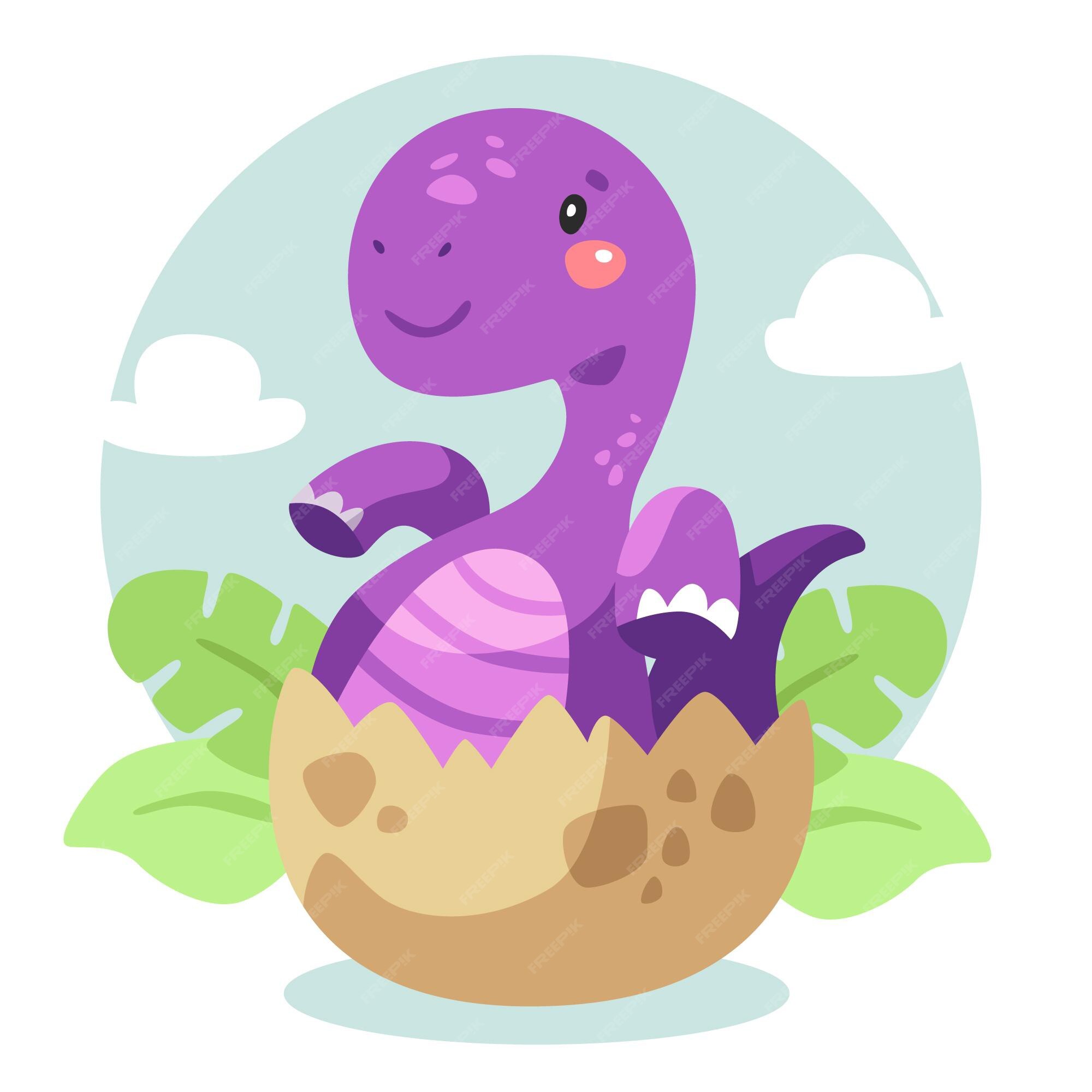 Cute baby dinosaur illustration. Vector cartoon illustration. 3242216  Vector Art at Vecteezy