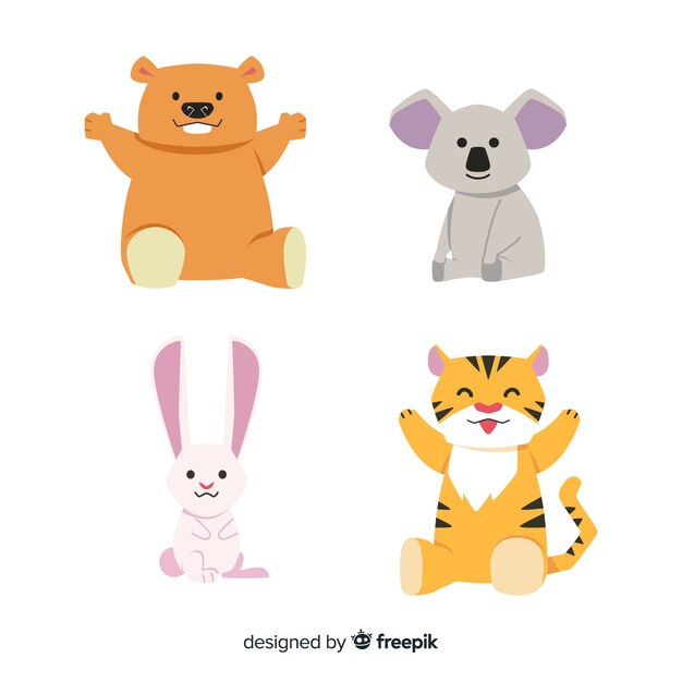 Cartoon animal collection