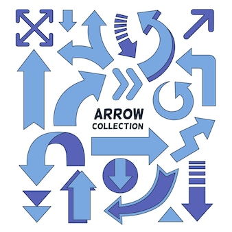 Cartoon arrow collection