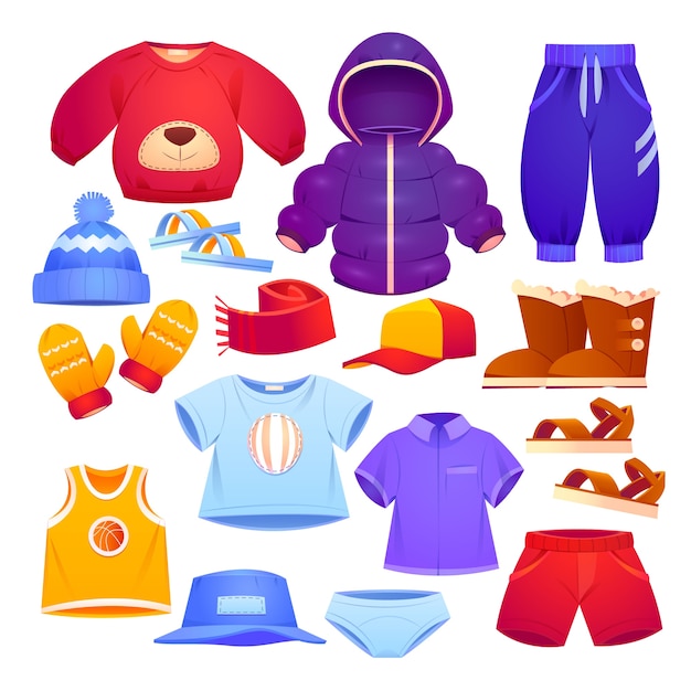 Мультяшная осенне-зимняя коллекция детской одежды