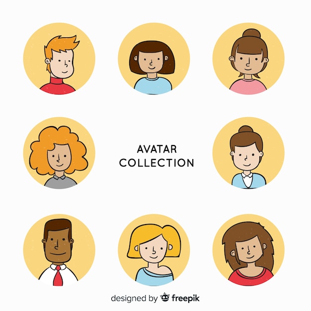 Cartoon avatar collection