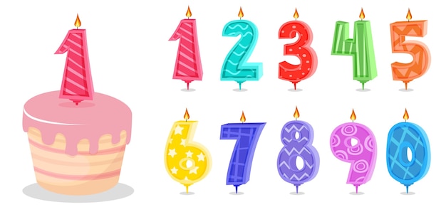 Free Vector Happy Birthday Cake With Candle Number Two Free Vector Happy Birthday Cake With Candle Number Two
