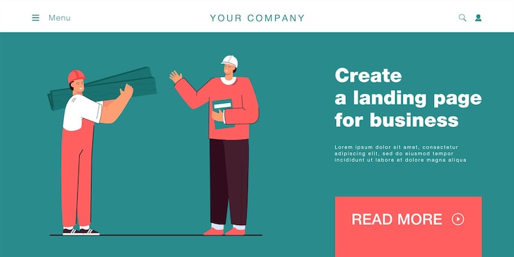 Free Vector cartoon construction manager and builder holding wooden planks. contractor greeting worker in uniform flat vector illustration. engineering, construction industry concept for banner or landing page