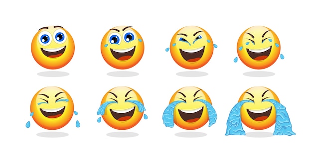 Free vector cartoon emoji animation collection