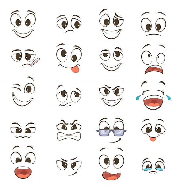 Cartoon Expressions Chart