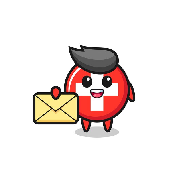 異なるデザインのスイスの旗イラスト 無料のベクター