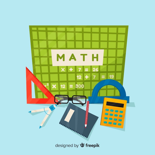 Cartoon math background