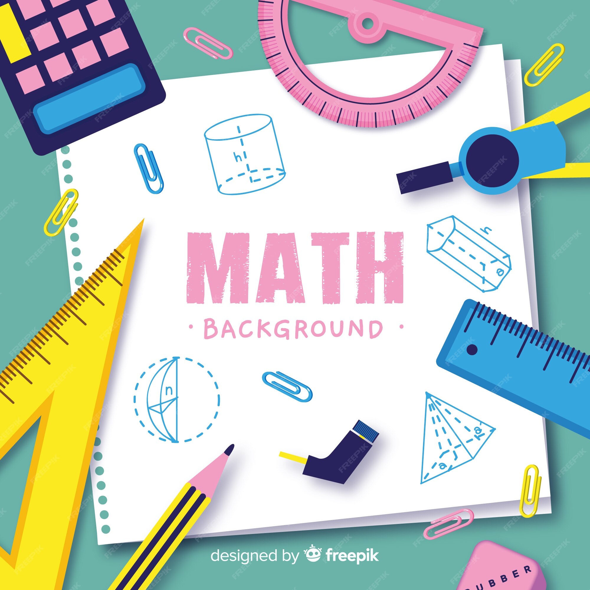 Math background vector